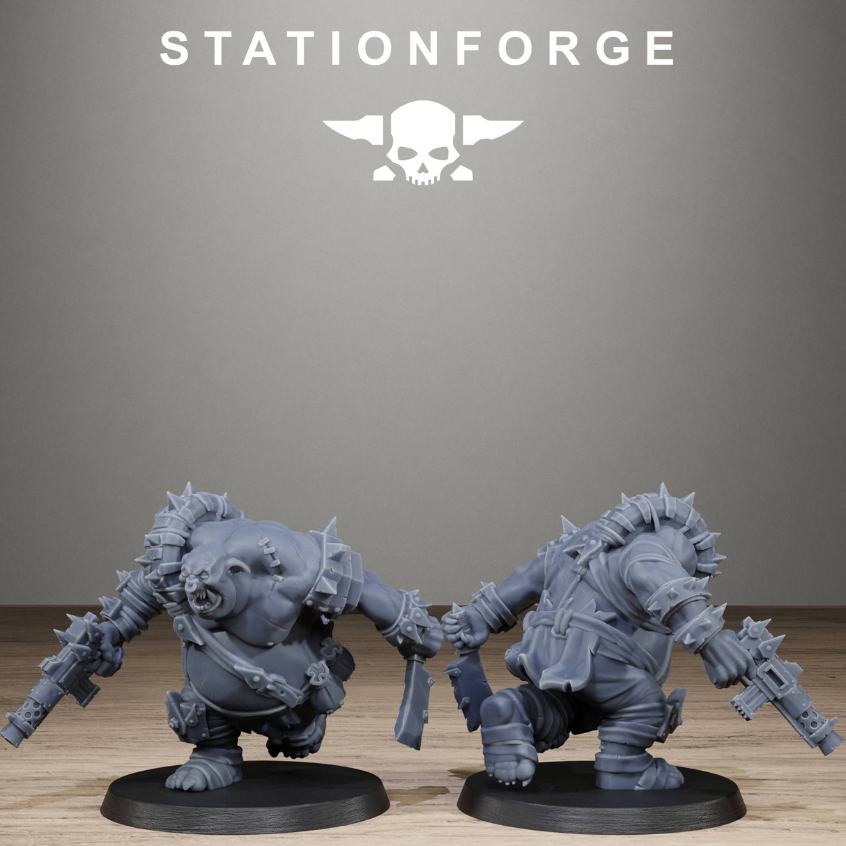 Tabletop Terrain Miniature Orkaz Belly Bustas Infantry