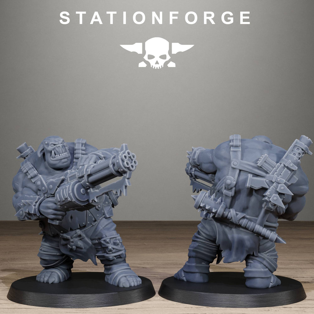 Tabletop Terrain Miniature Orkaz Belly Bustas Infantry