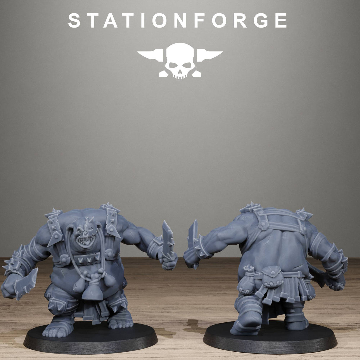 Tabletop Terrain Miniature Orkaz Belly Bustas Infantry