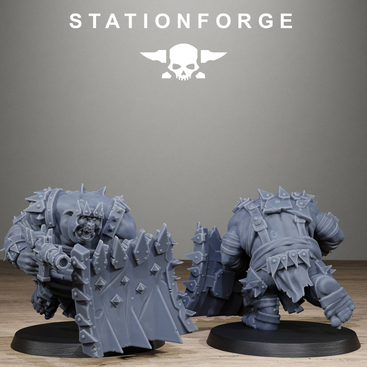 Tabletop Terrain Miniature Orkaz Belly Bustas Infantry