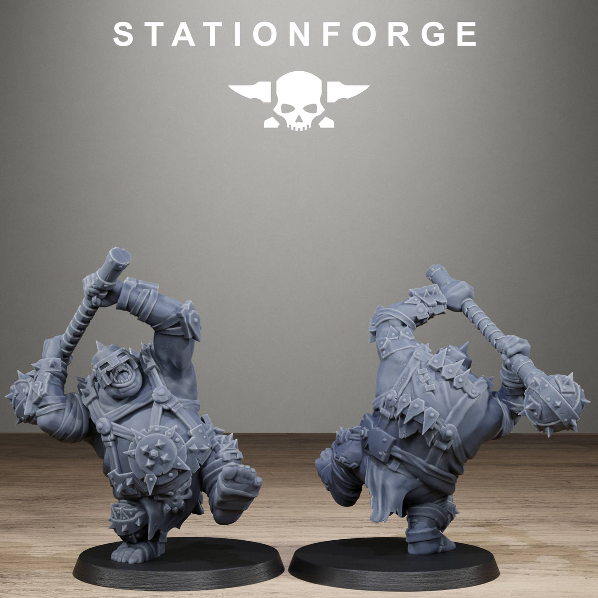 Tabletop Terrain Miniature Orkaz Belly Bustas Infantry