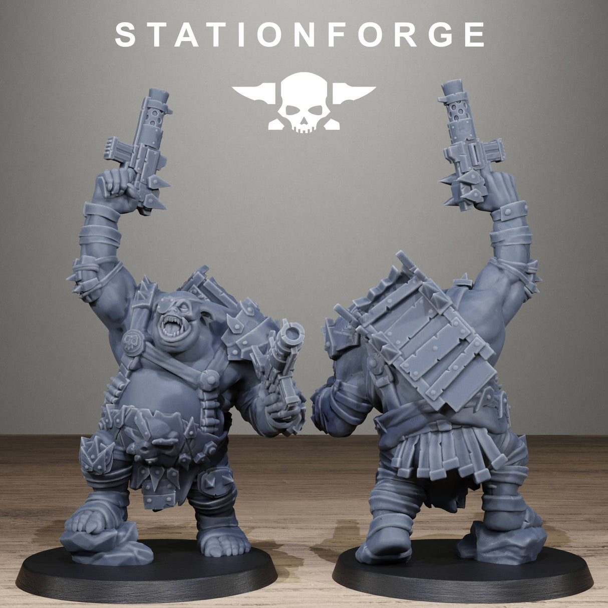 Tabletop Terrain Miniature Orkaz Belly Bustas Infantry