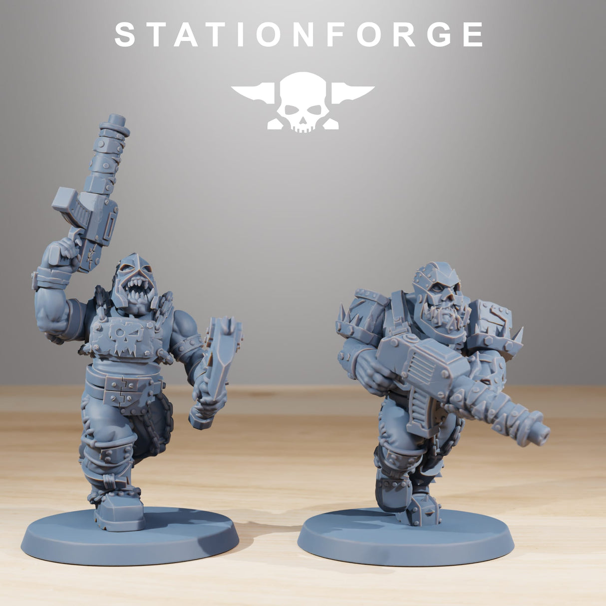 Tabletop Terrain Miniature Orkaz Berserkers
