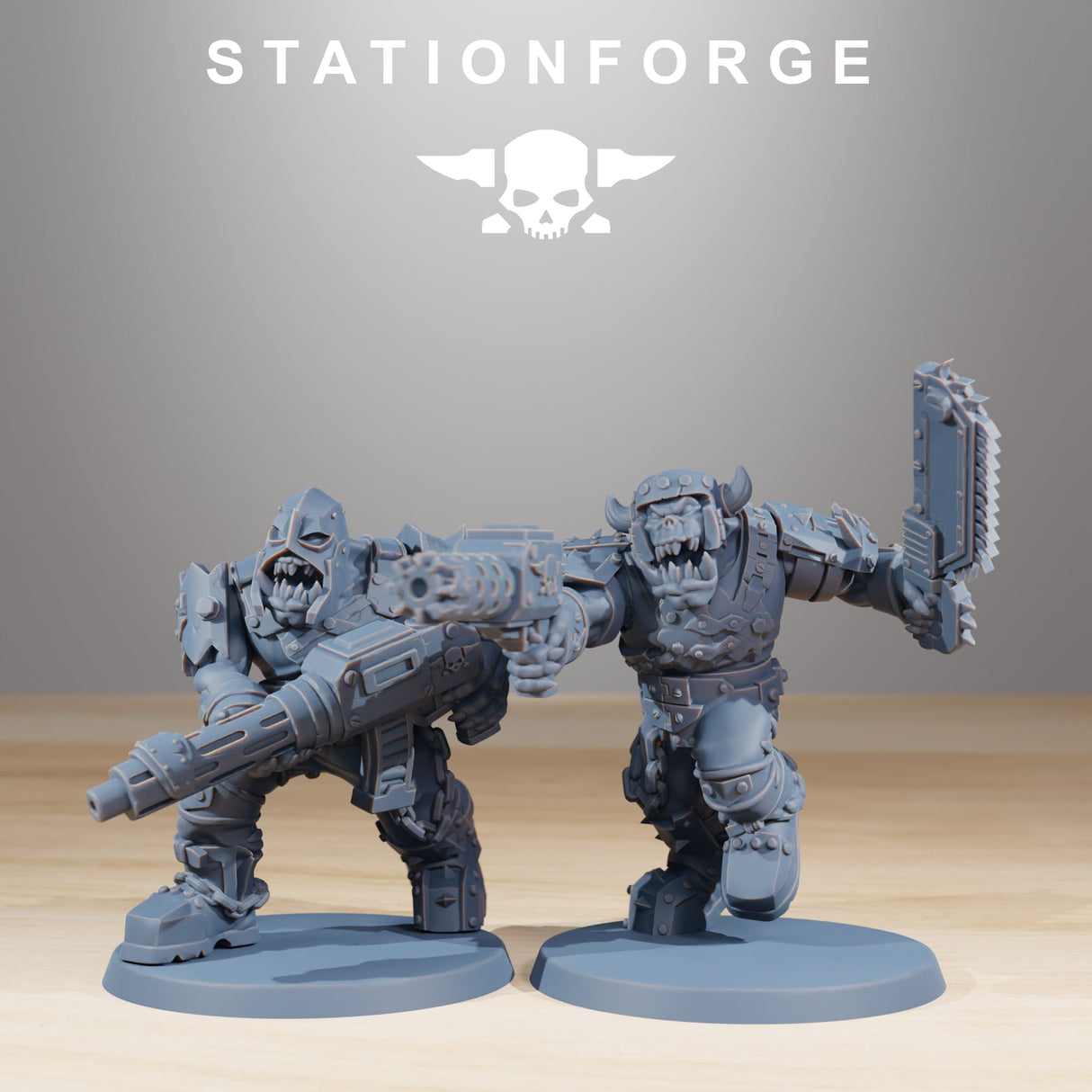 Tabletop Terrain Miniature Orkaz Berserkers