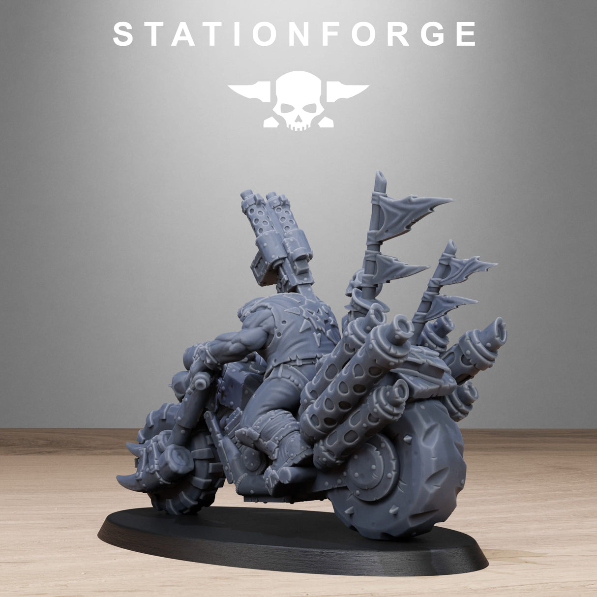 Tabletop Terrain Miniature Orkaz Bikers