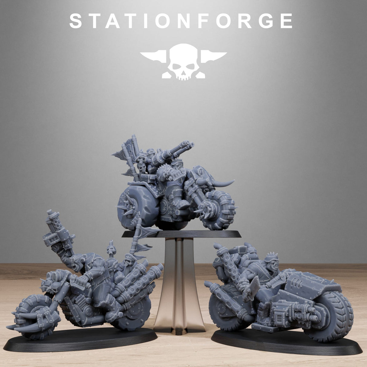 Tabletop Terrain Miniature Orkaz Bikers