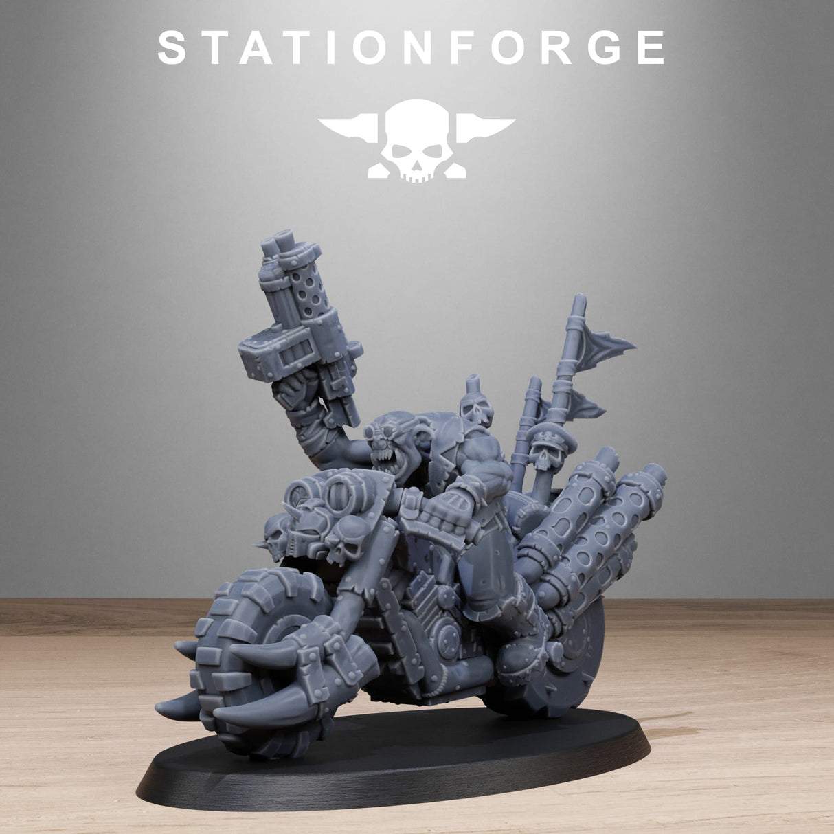 Tabletop Terrain Miniature Orkaz Bikers