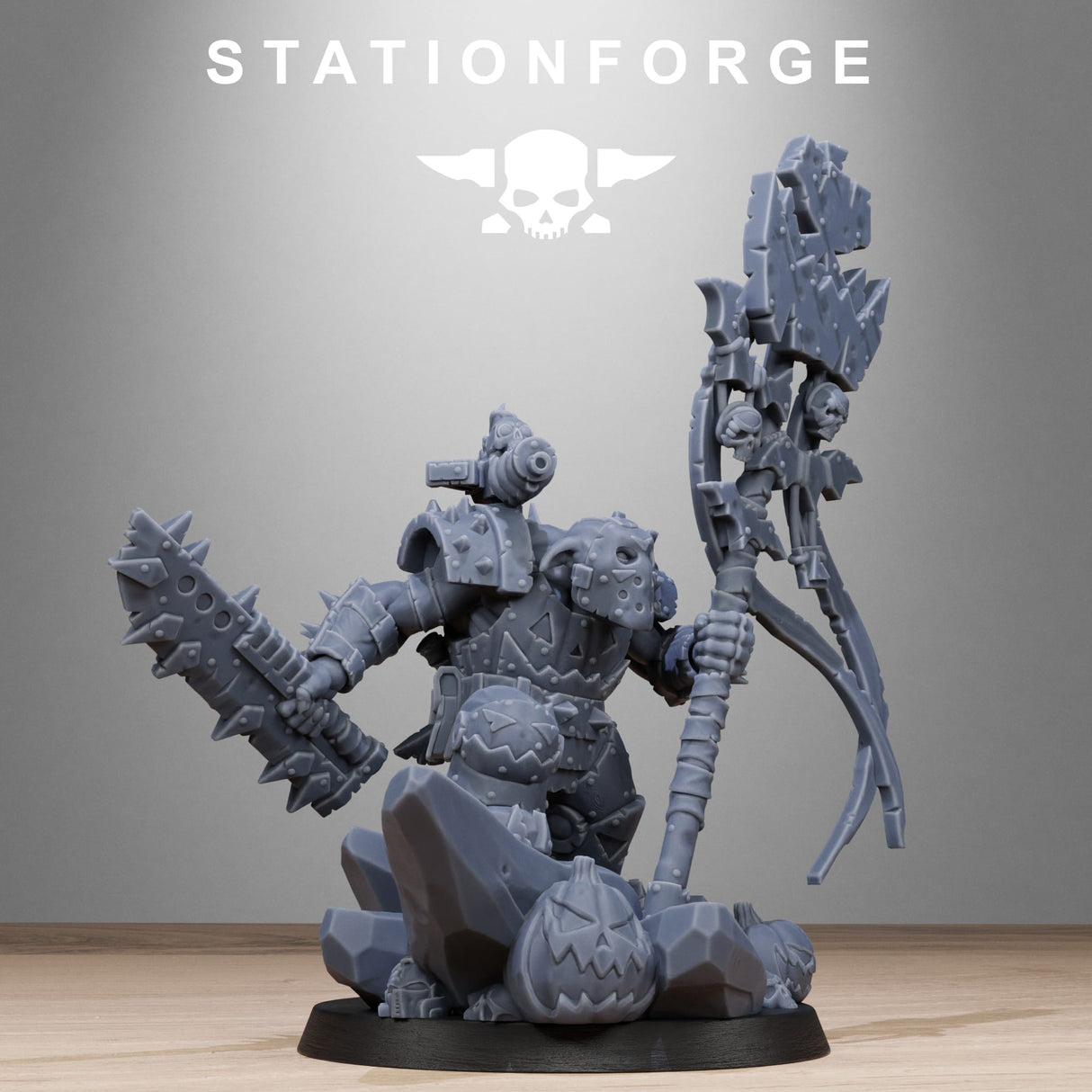 Tabletop Terrain Miniature Orkaz Boo Basher