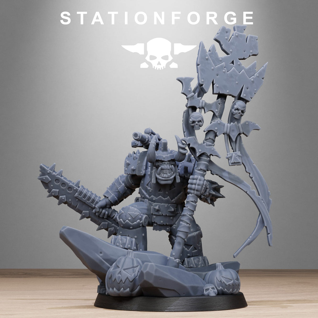 Tabletop Terrain Miniature Orkaz Boo Basher