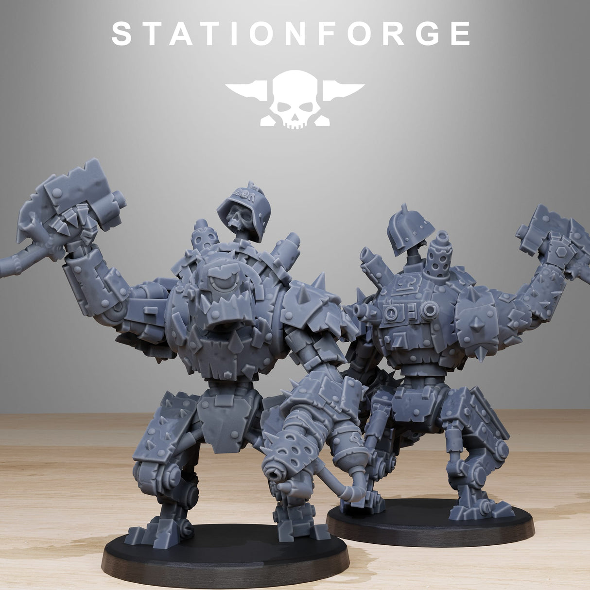 Tabletop Terrain Miniature Orkaz Bots Infantry