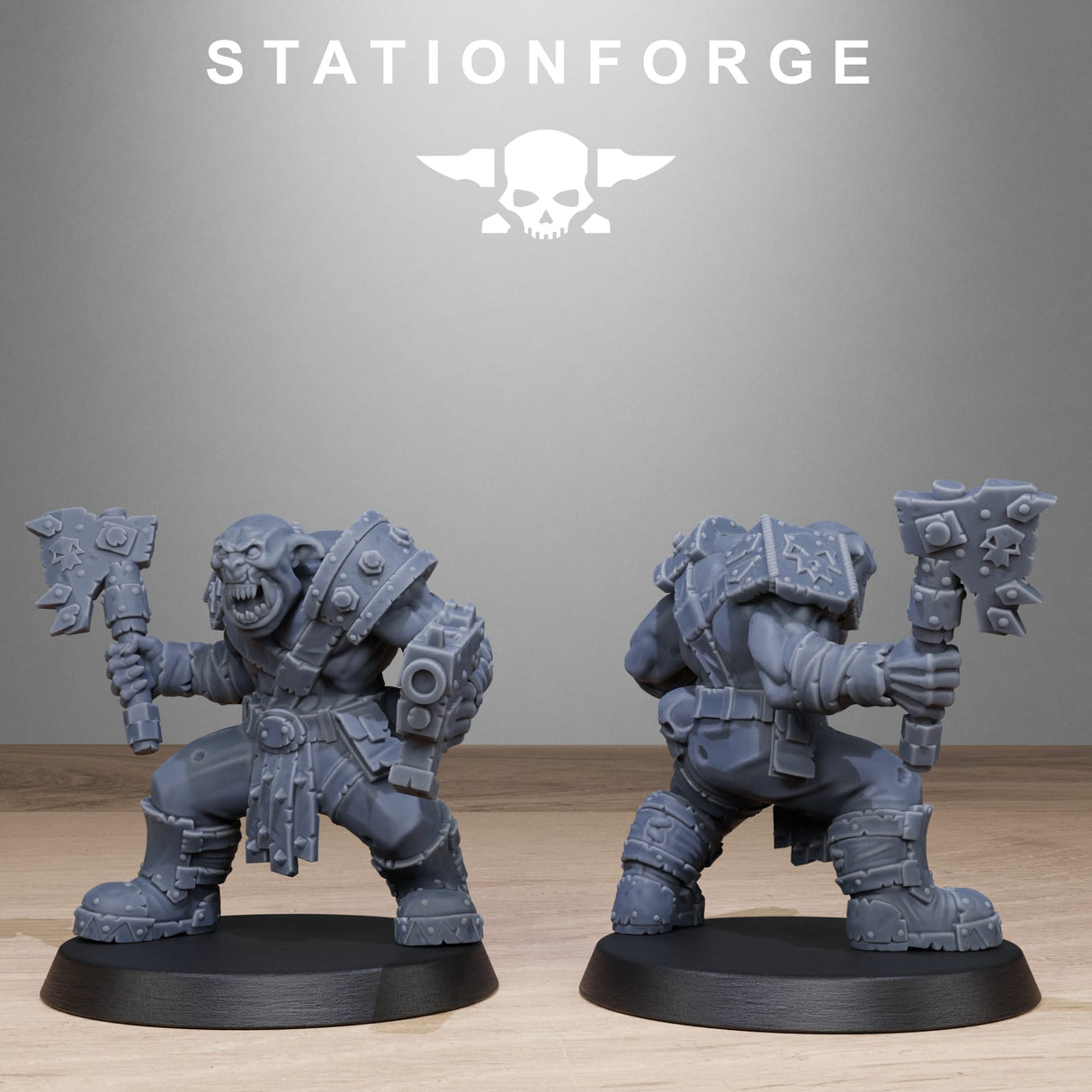 Tabletop Terrain Miniature Orkaz Bros Infantry