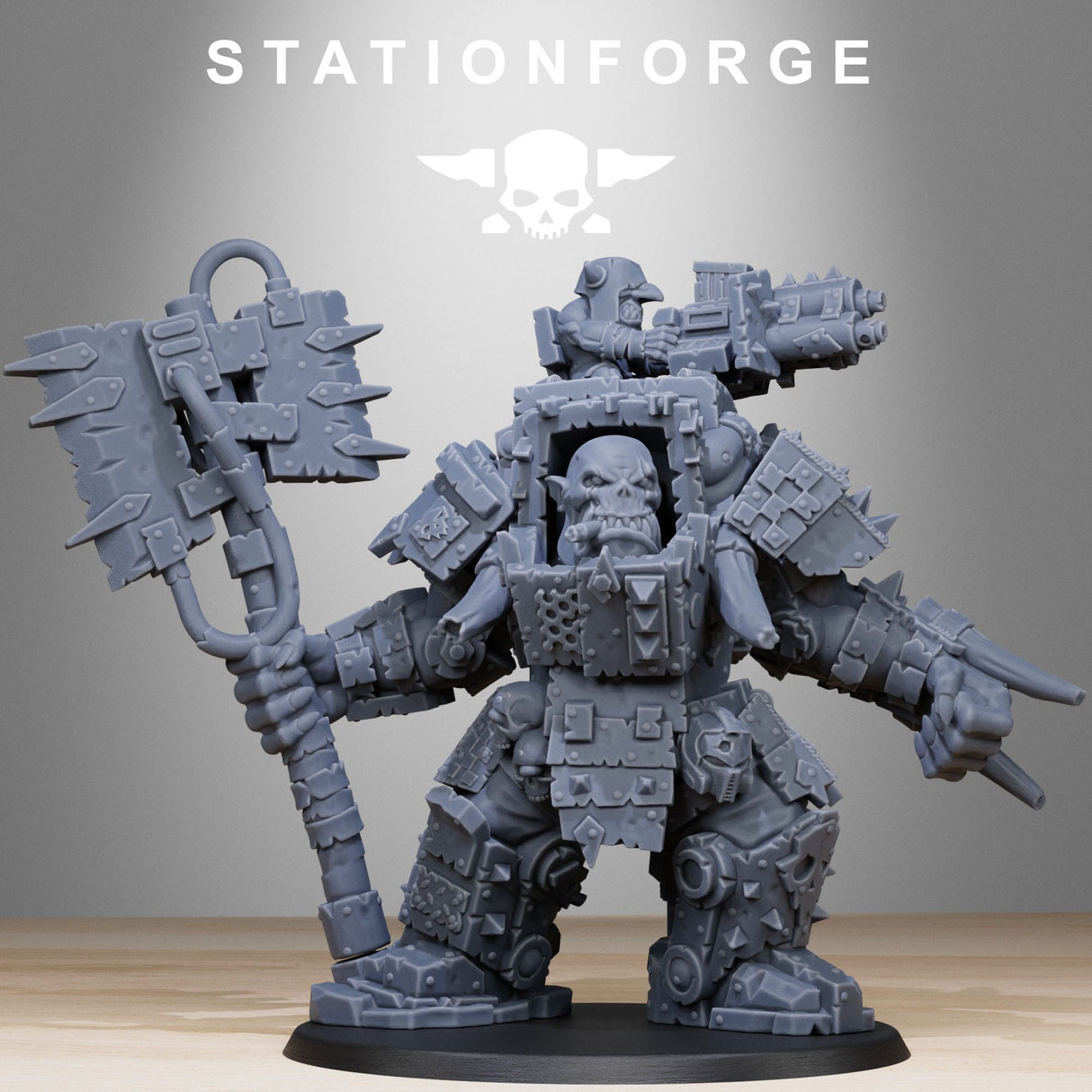 Tabletop Terrain Miniature Orkaz Commander