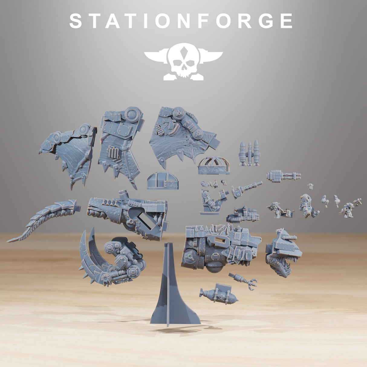 Tabletop Terrain Miniature Orkaz Dragon Bomba