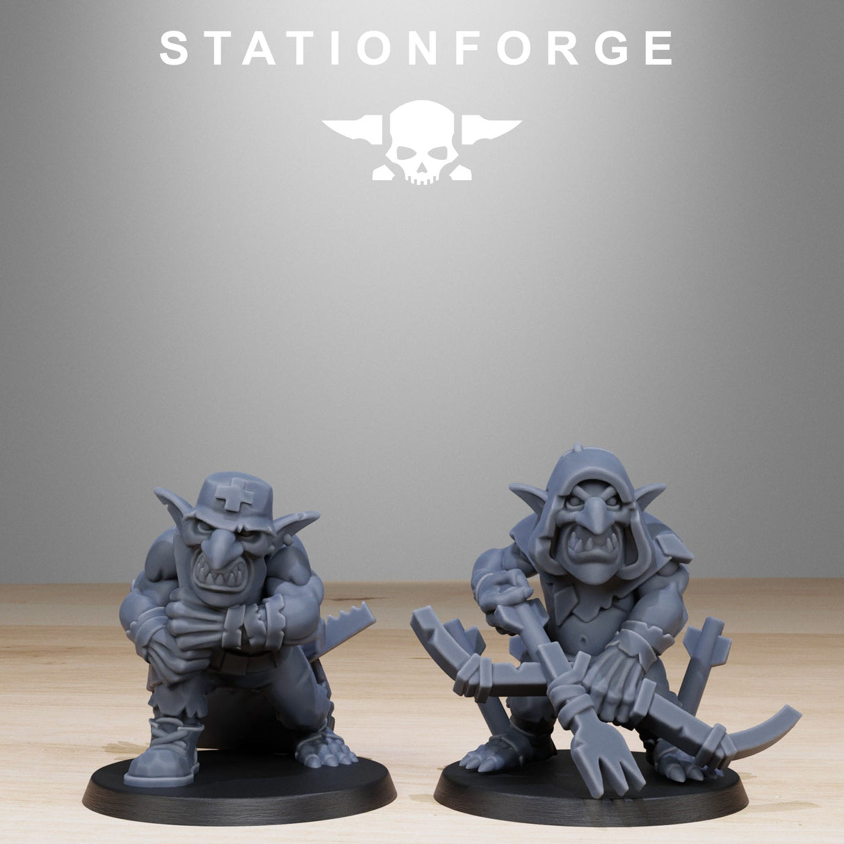 Tabletop Terrain Miniature Orkaz Gobs Infantry Reborn