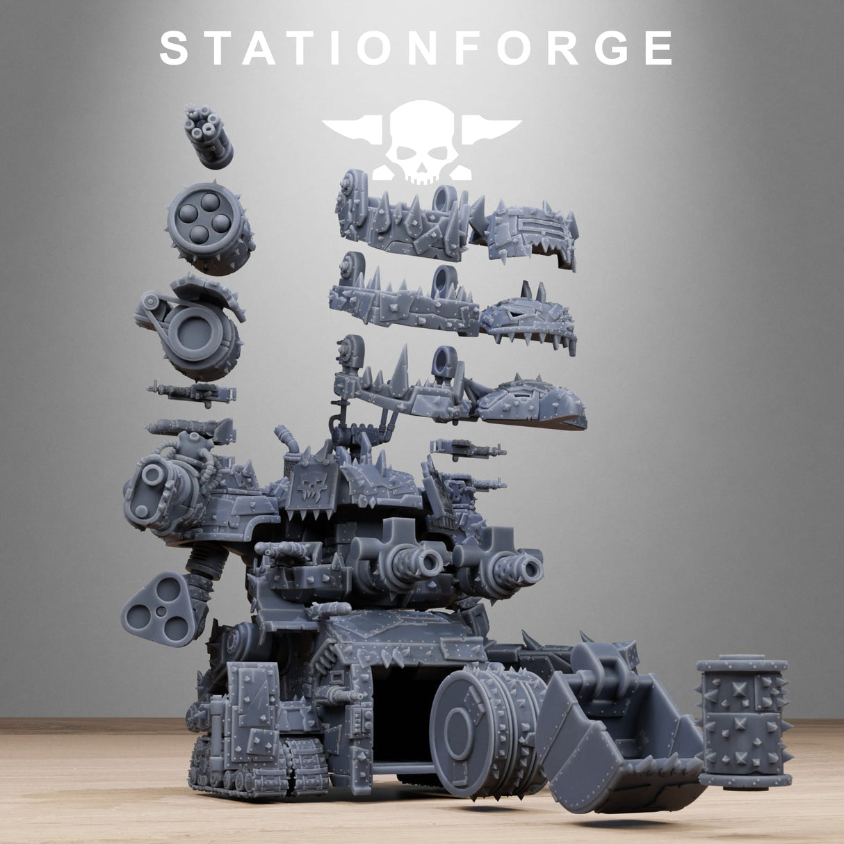 Tabletop Terrain Miniature Orkaz Gognauts