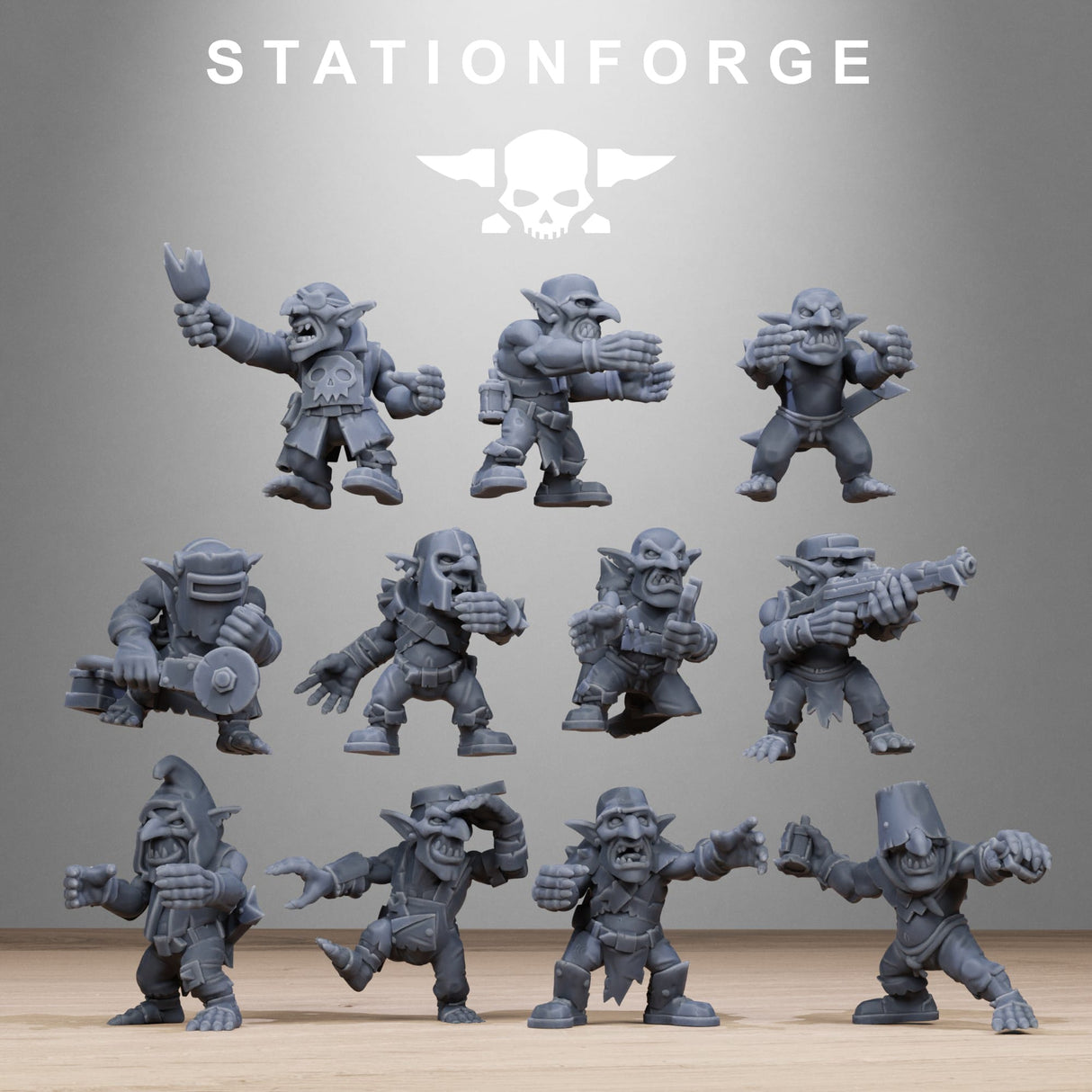 Tabletop Terrain Miniature Orkaz Gognauts