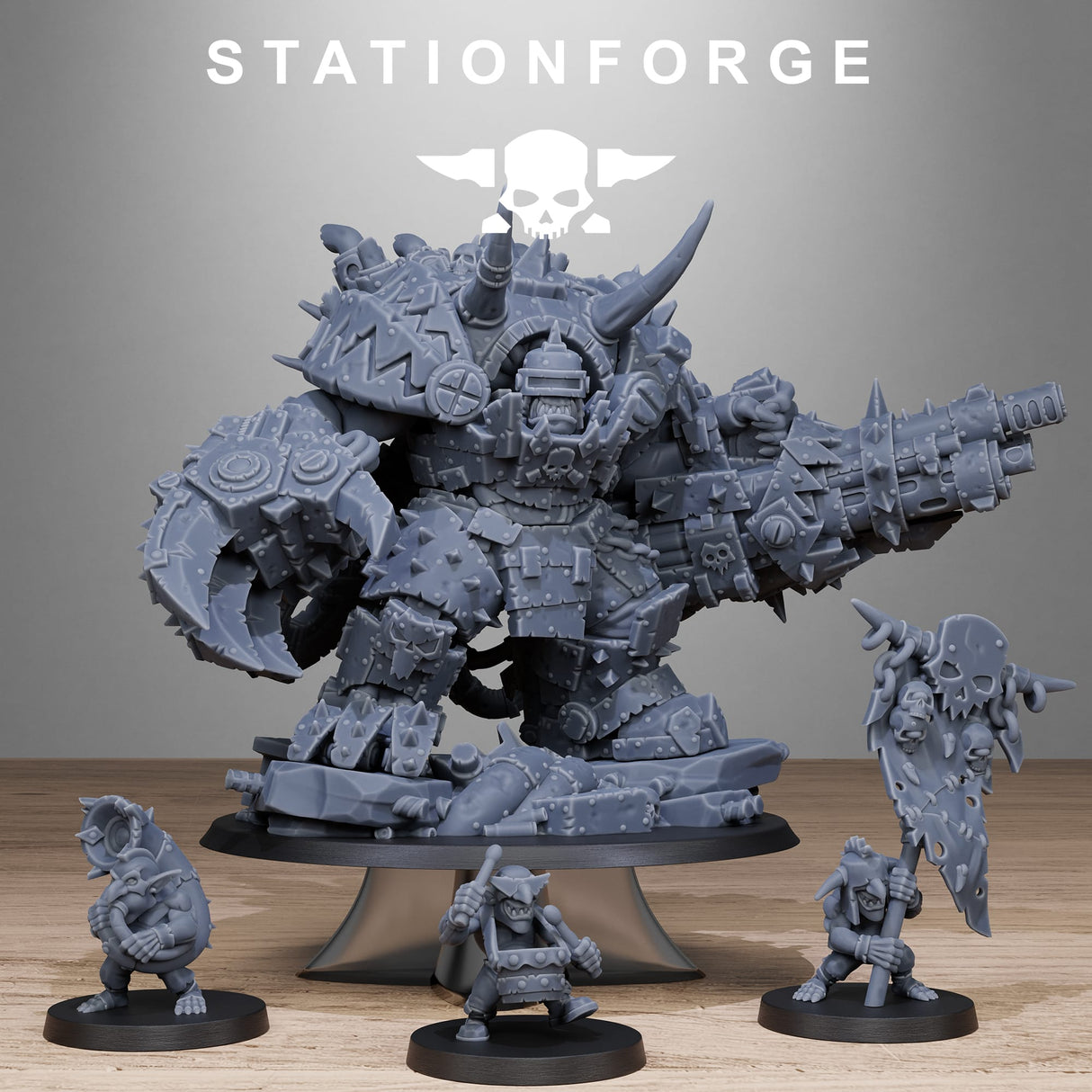 Tabletop Terrain Miniature Orkaz Grand Nutta 3.0