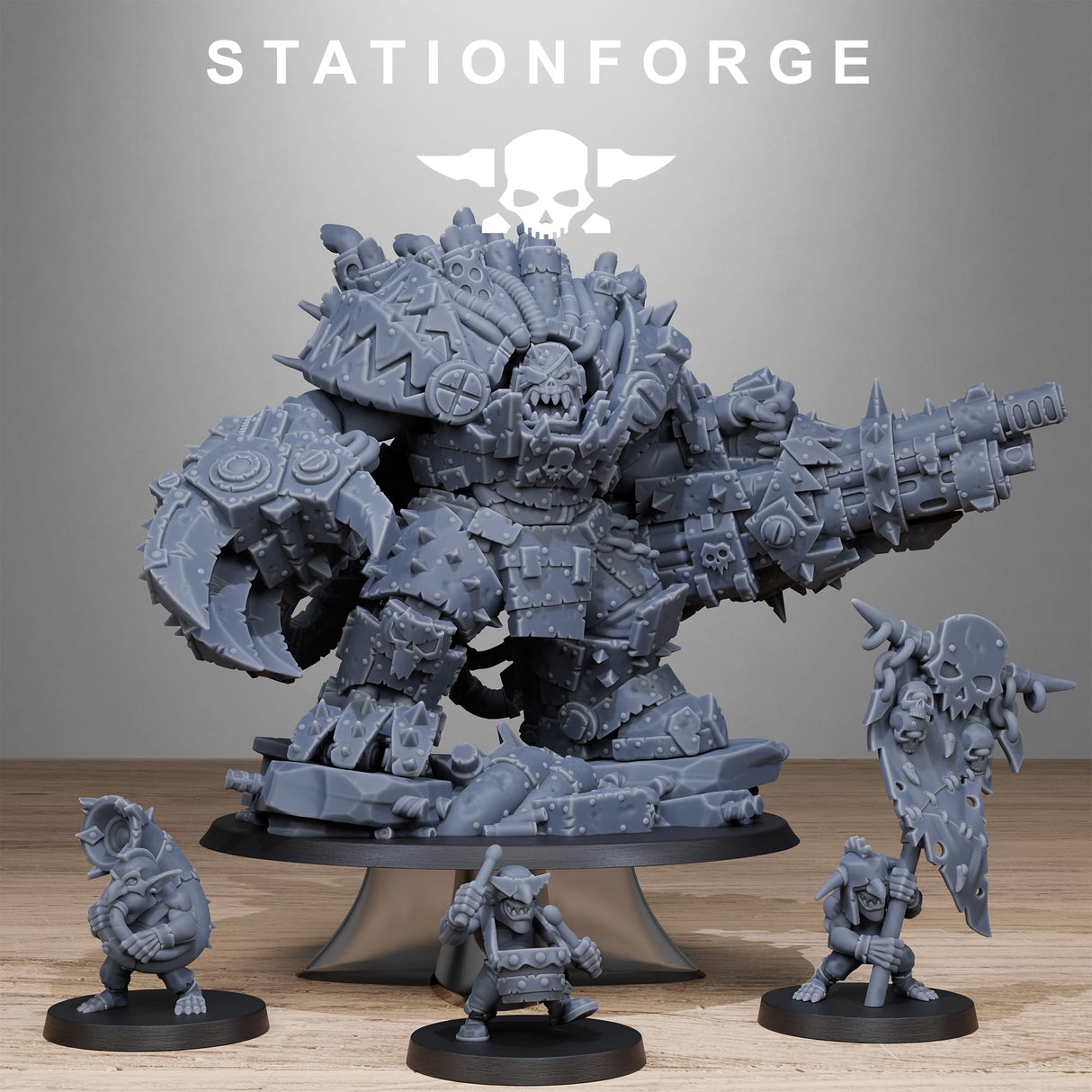 Tabletop Terrain Miniature Orkaz Grand Nutta 3.0