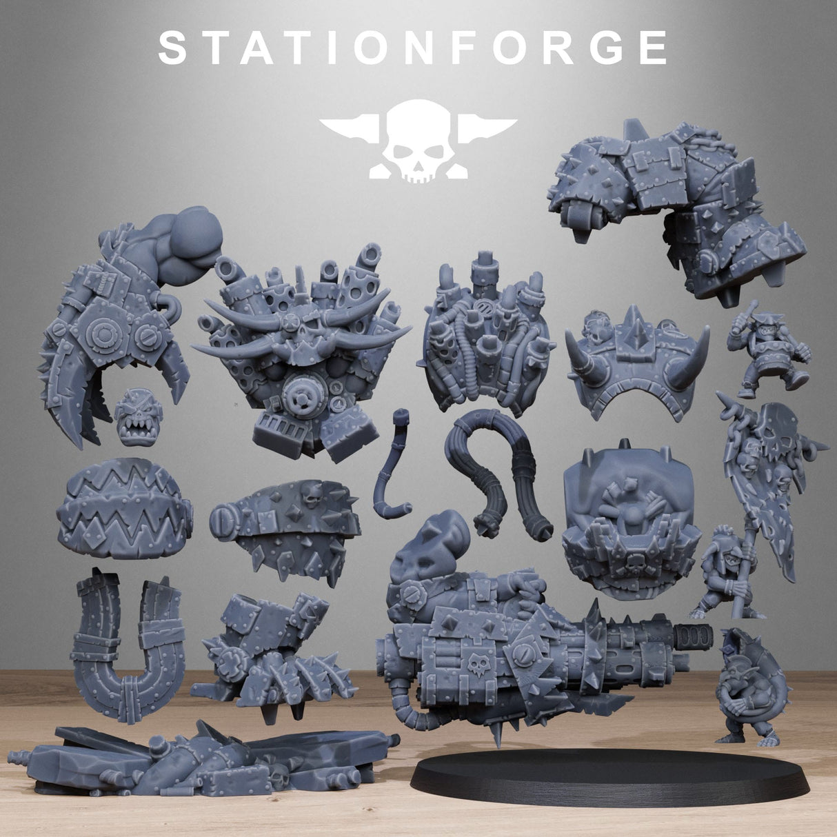 Tabletop Terrain Miniature Orkaz Grand Nutta 3.0