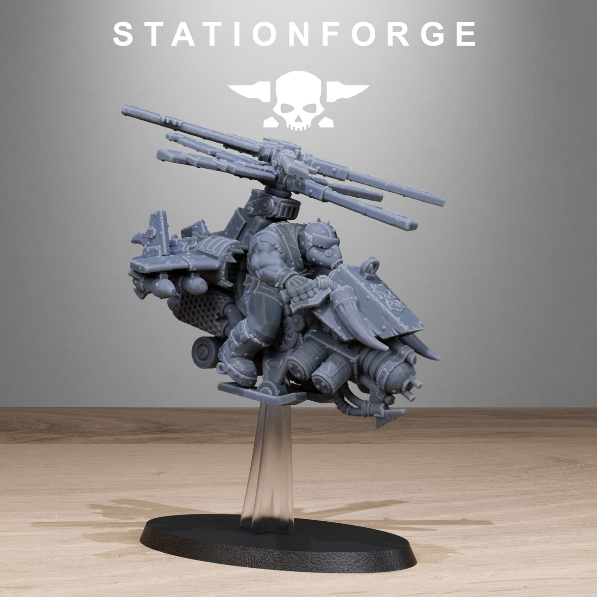 Tabletop Terrain Miniature Orkaz Helicopters