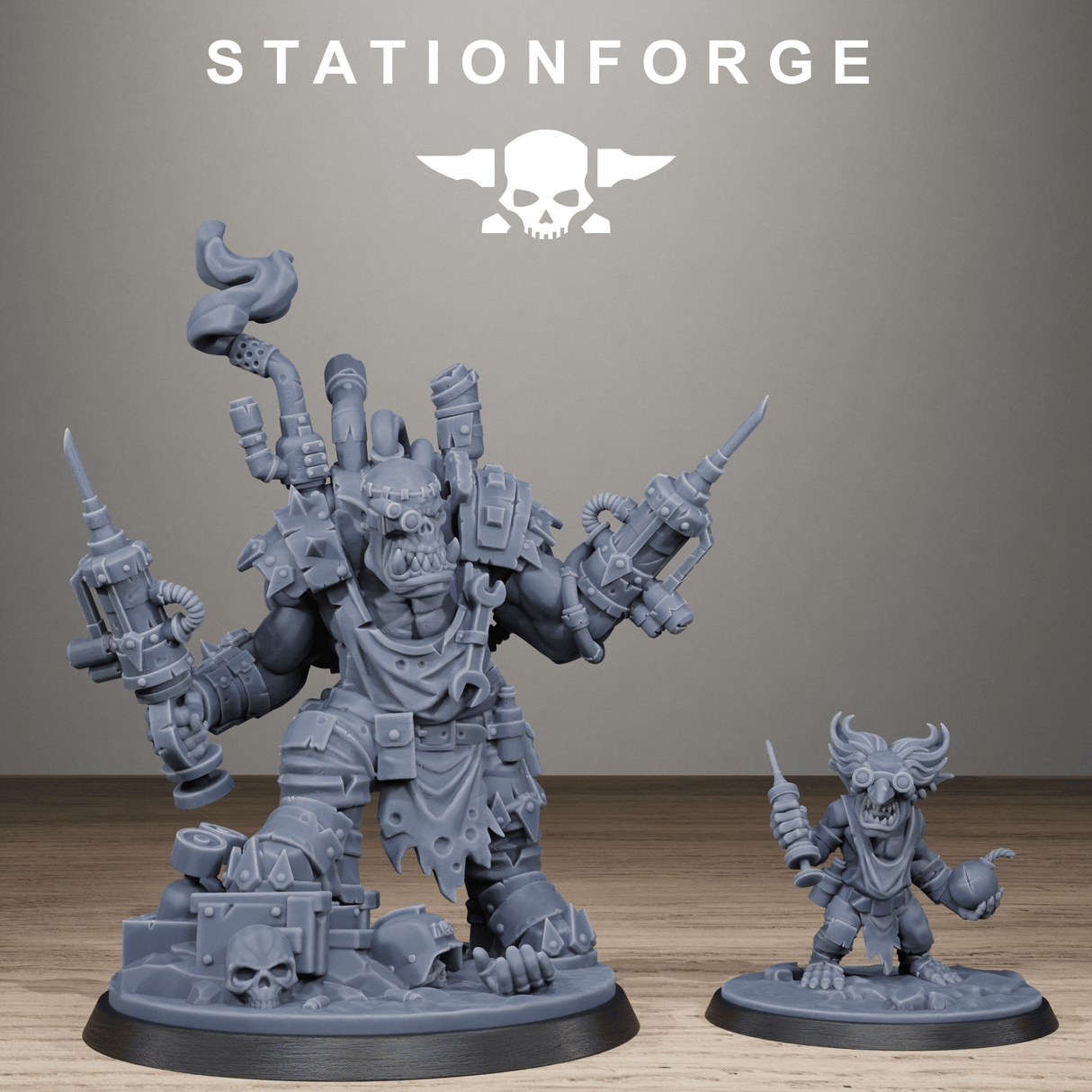 Tabletop Terrain Miniature Orkaz Mad Scientist