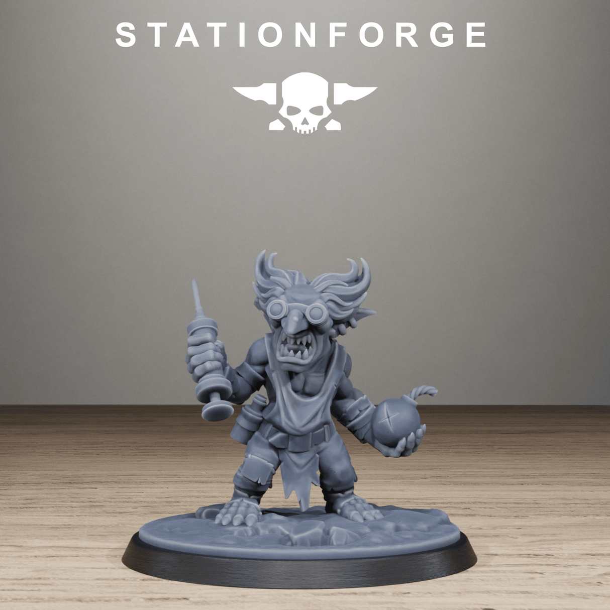 Tabletop Terrain Miniature Orkaz Mad Scientist