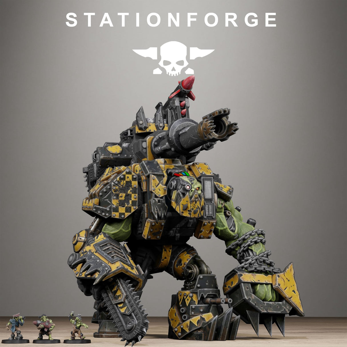 Tabletop Terrain Miniature Orkaz Mega Steppa