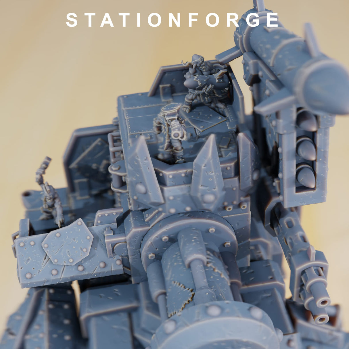 Tabletop Terrain Miniature Orkaz Mega Steppa