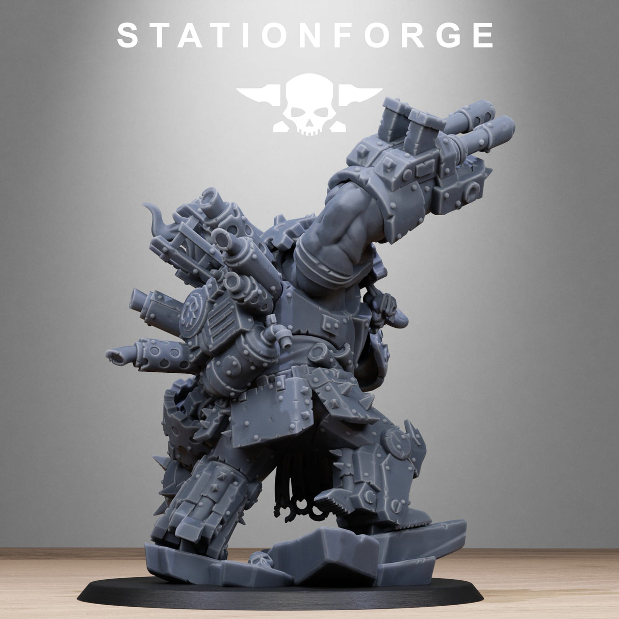 Tabletop Terrain Miniature Orkaz Metjaw Boss