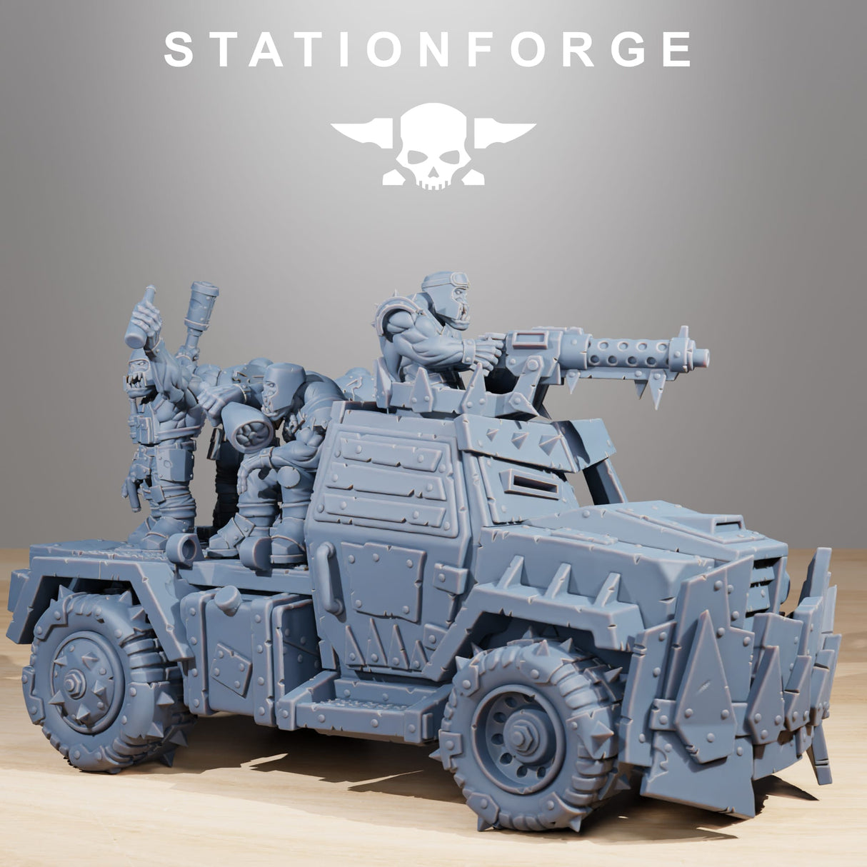 Tabletop Terrain Miniature Orkaz Party Wagon