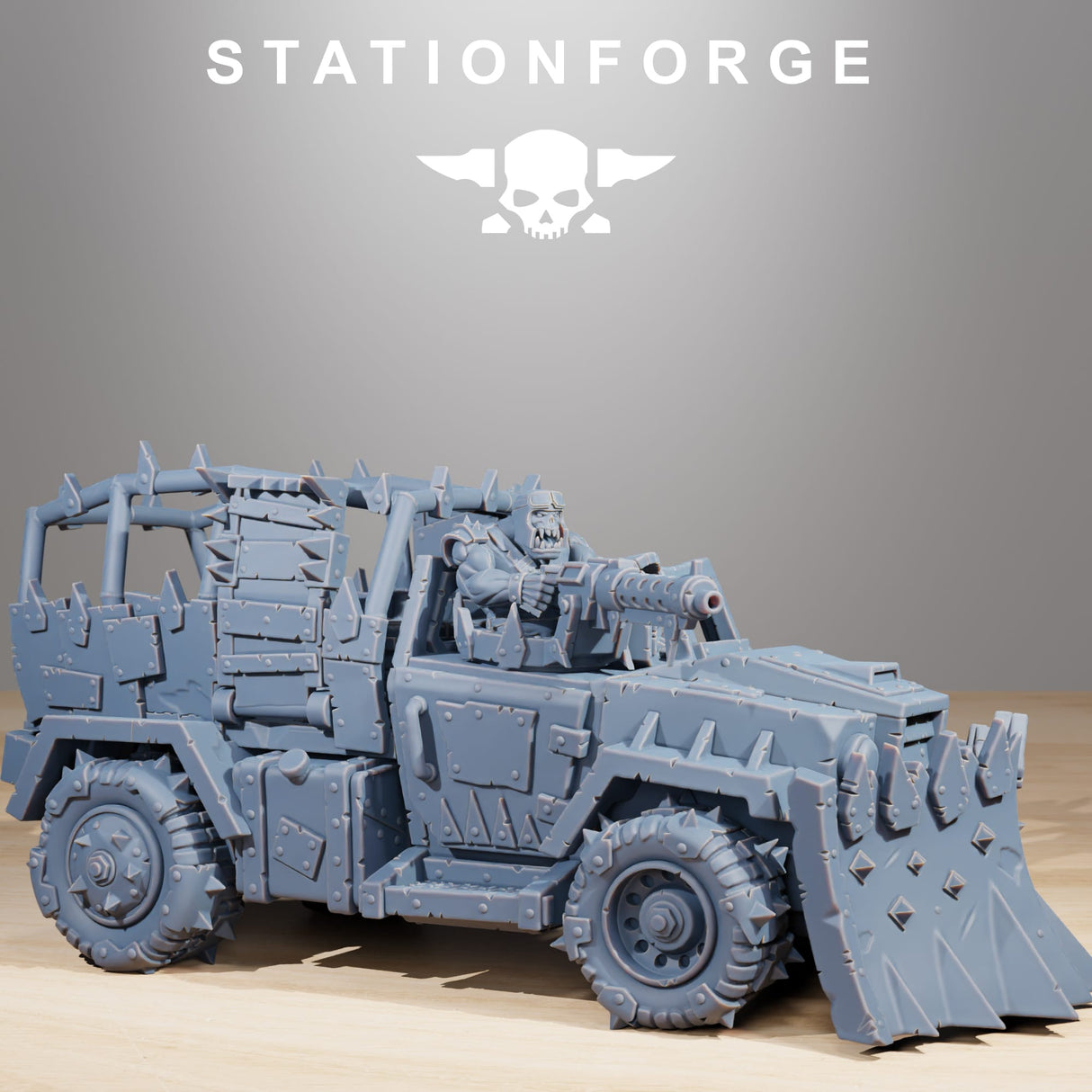 Tabletop Terrain Miniature Orkaz Party Wagon