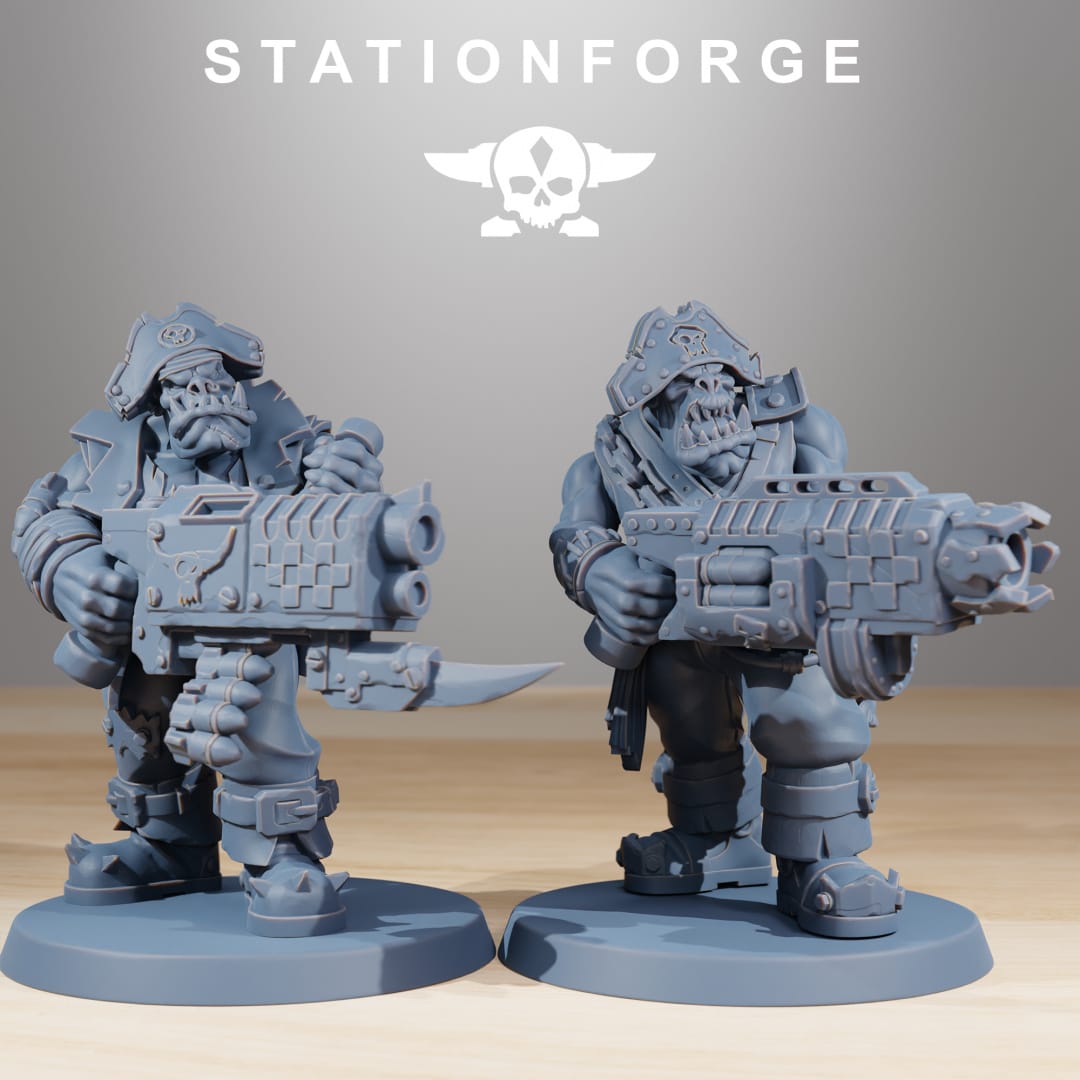 Tabletop Terrain Miniature Orkaz Pirates