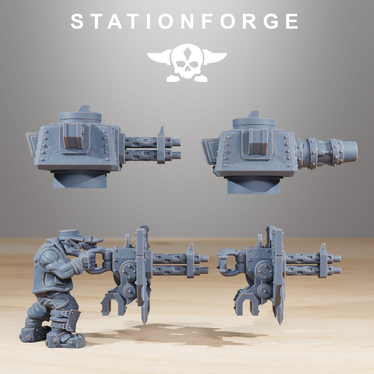 Tabletop Terrain Miniature Orkaz Run Rolla