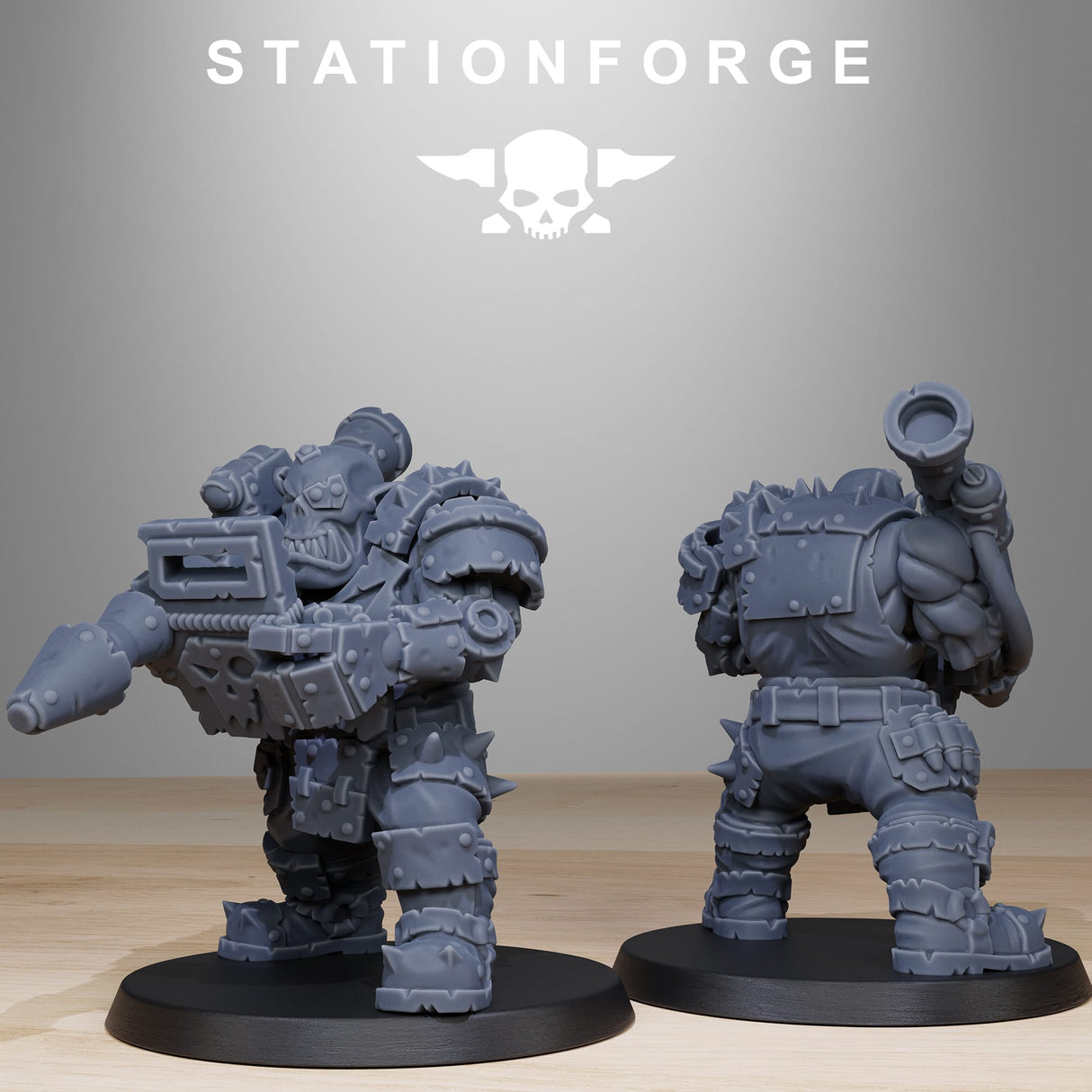 Tabletop Terrain Miniature Orkaz Smashers