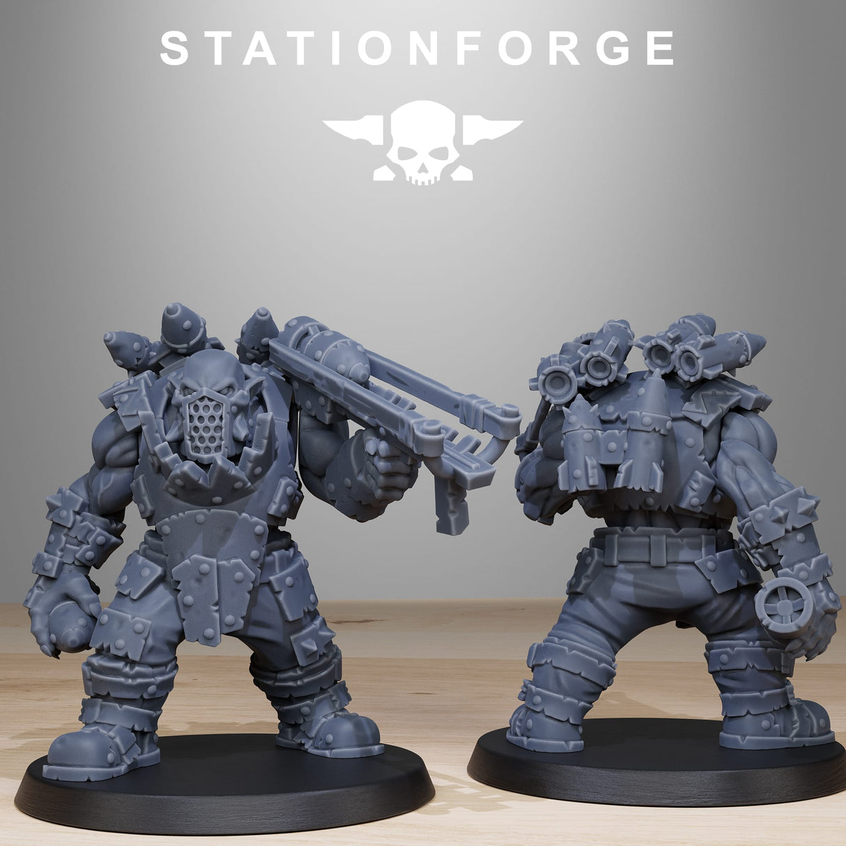 Tabletop Terrain Miniature Orkaz Smashers