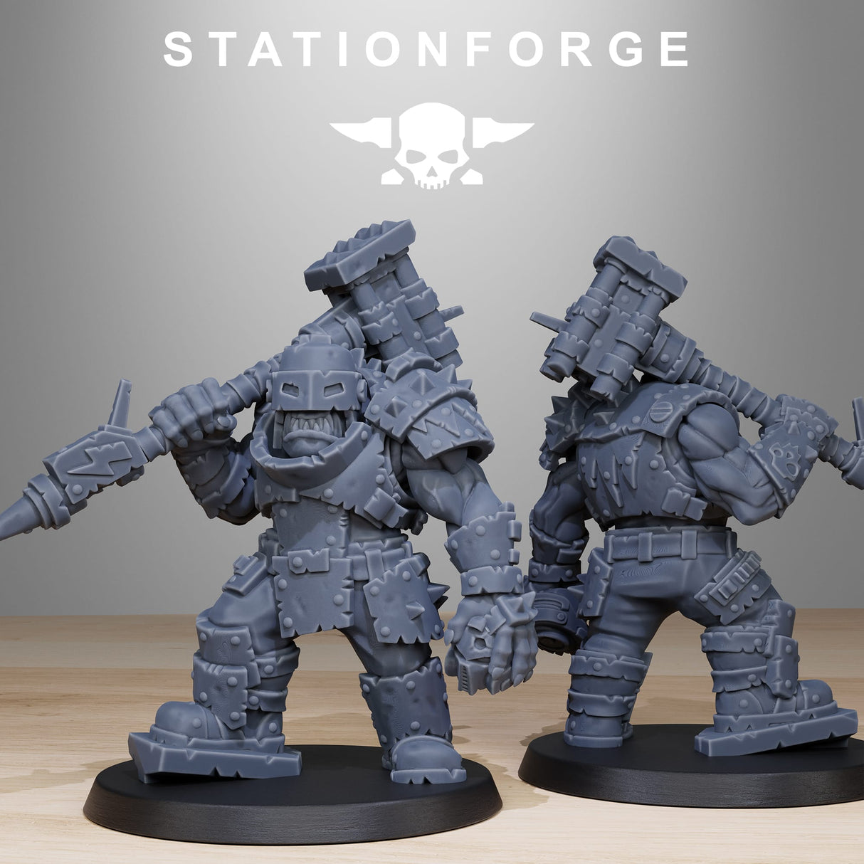 Tabletop Terrain Miniature Orkaz Smashers