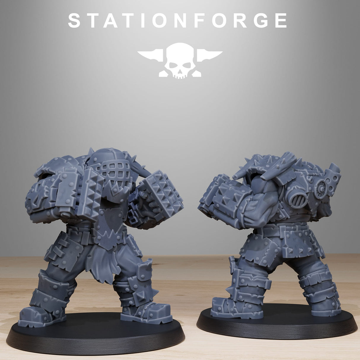 Tabletop Terrain Miniature Orkaz Smashers