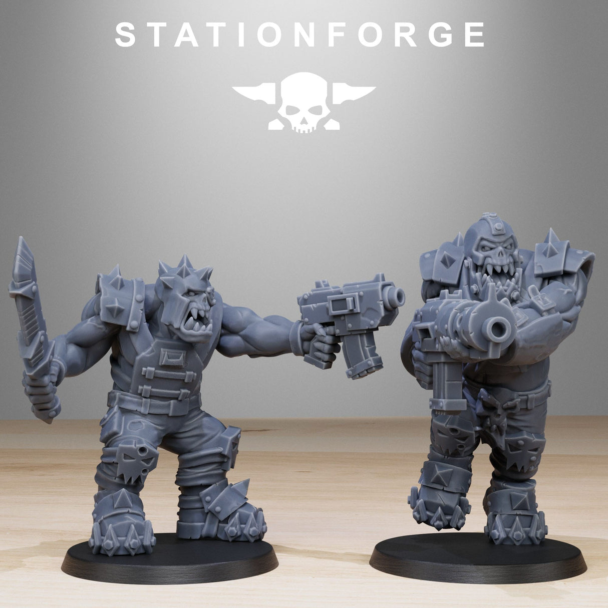 Tabletop Terrain Miniature Orkaz Spec Team