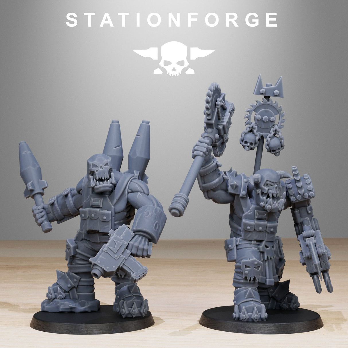 Tabletop Terrain Miniature Orkaz Spec Team