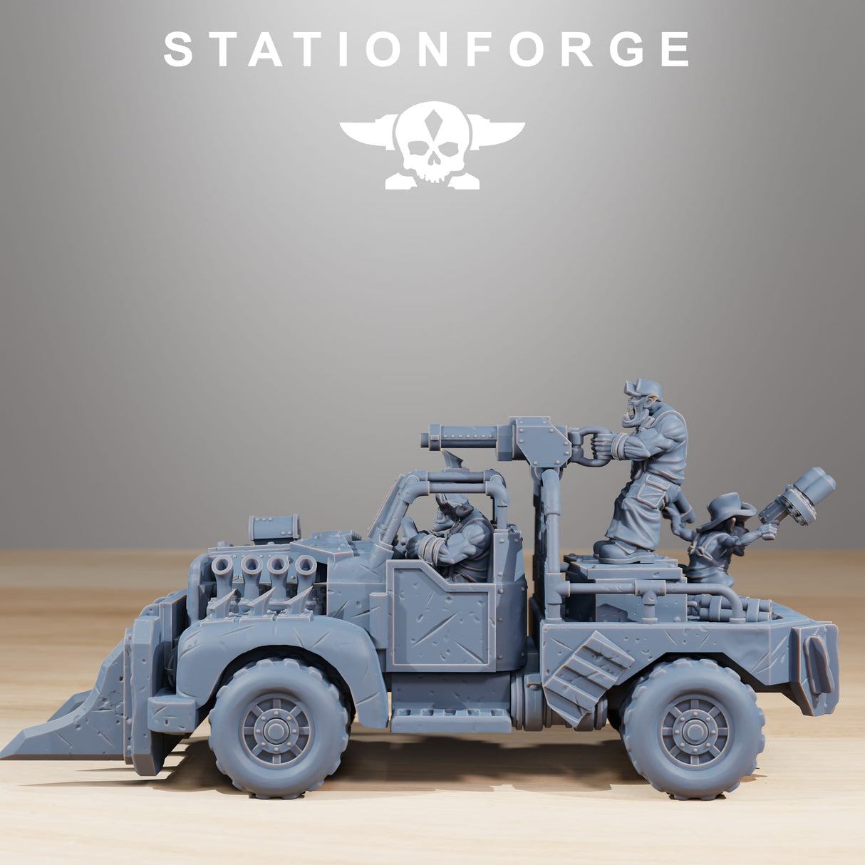 Tabletop Terrain Miniature Orkaz Speedsters