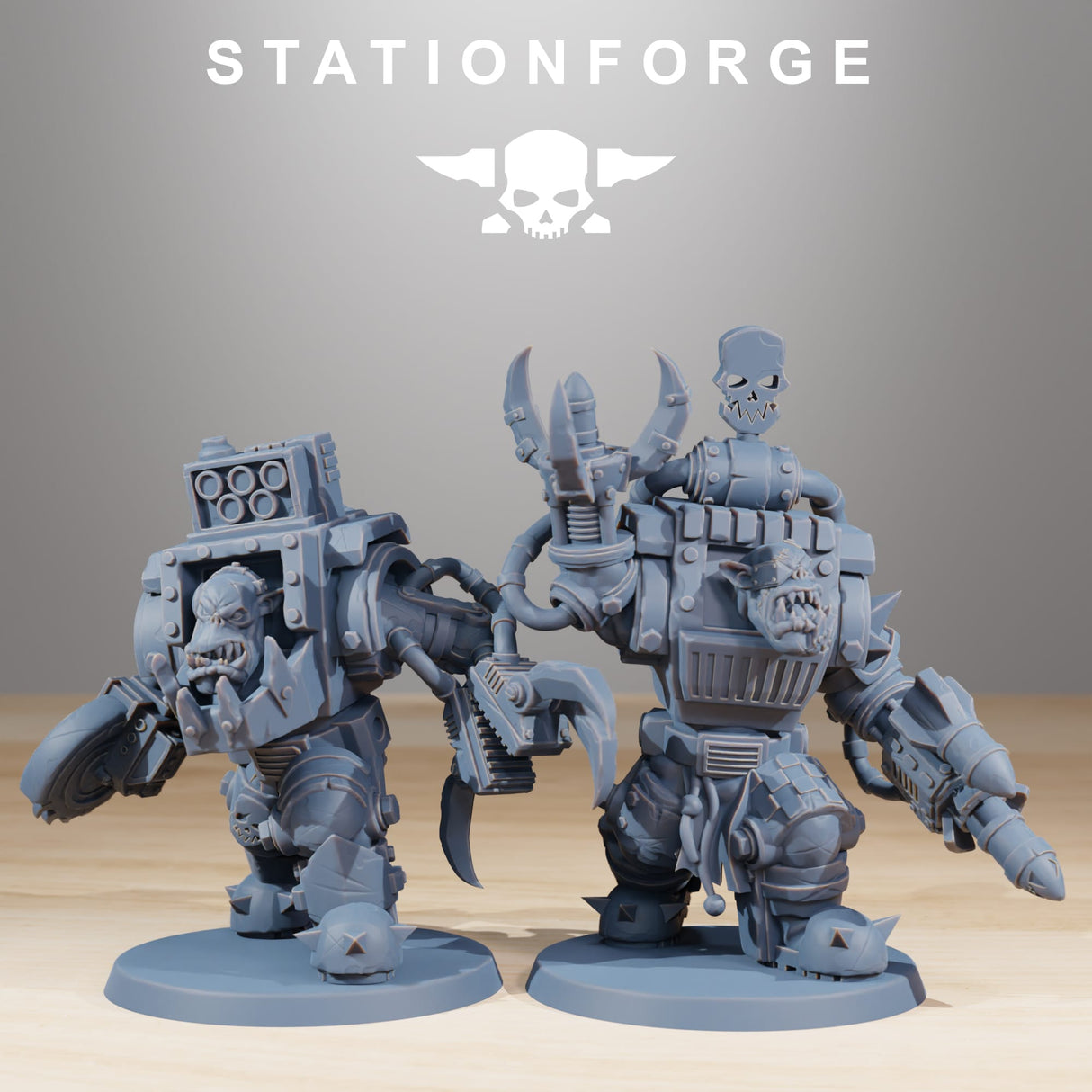 Tabletop Terrain Miniature Orkaz Steelbrutes