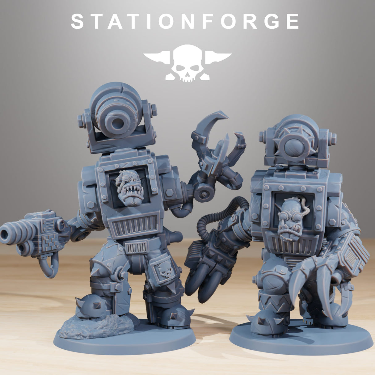Tabletop Terrain Miniature Orkaz Steelbrutes