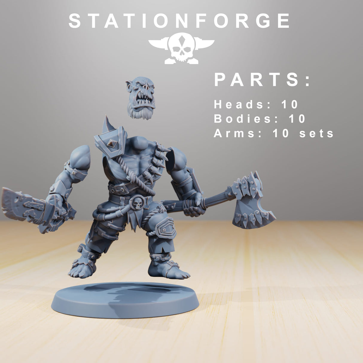Tabletop Terrain Miniature Orkaz Strappaz