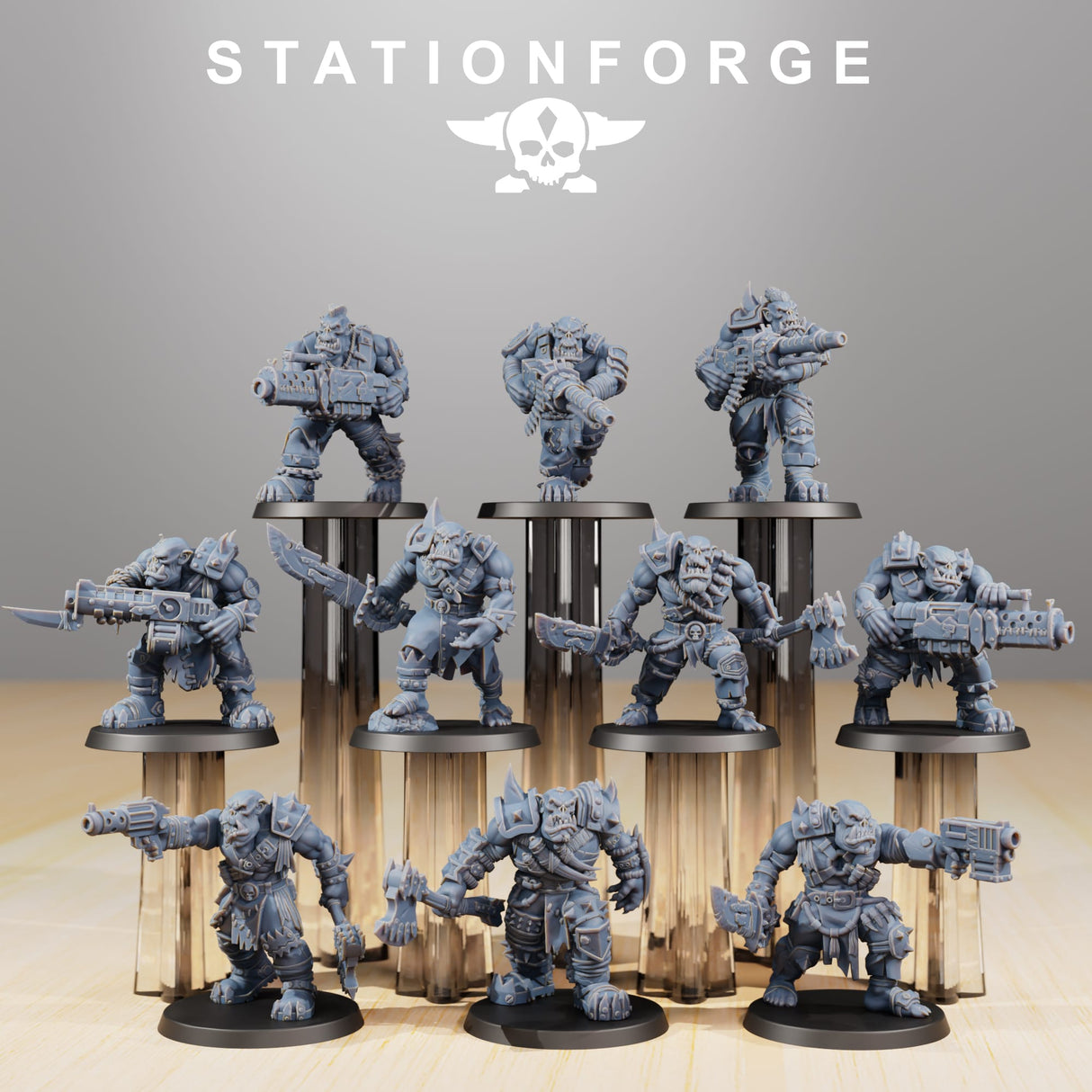 Tabletop Terrain Miniature Orkaz Strappaz