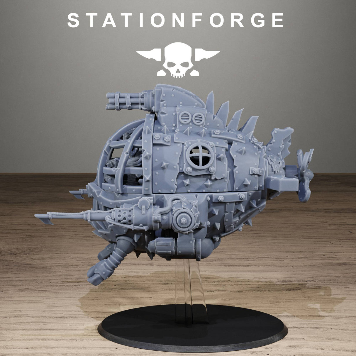 Tabletop Terrain Miniature Orkaz Submarine