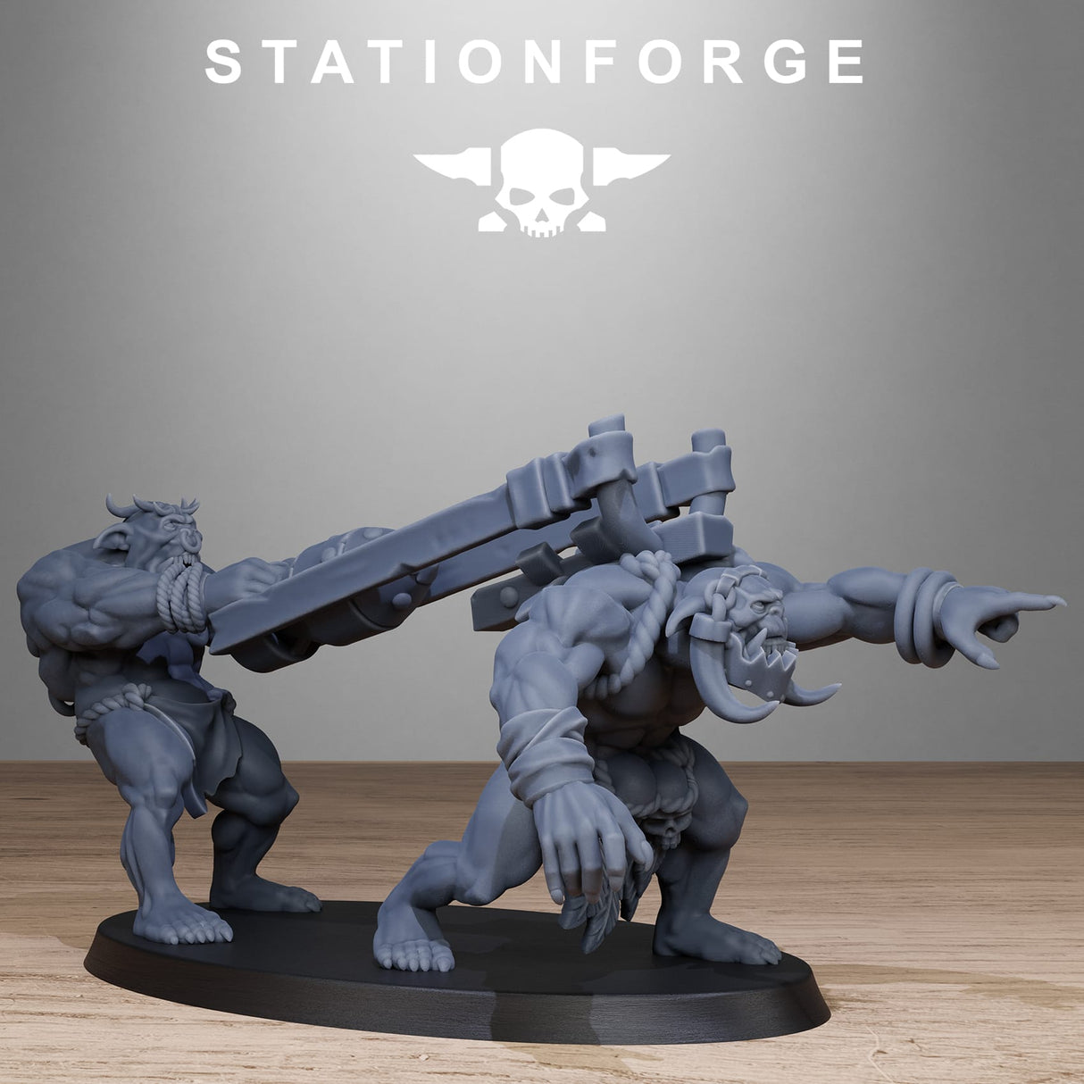 Tabletop Terrain Miniature Orkaz Tribal Infantry