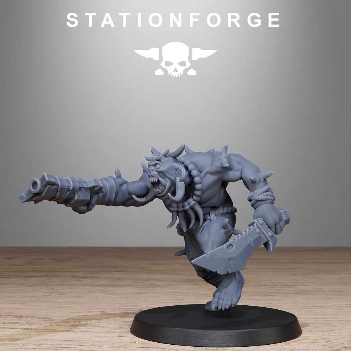 Tabletop Terrain Miniature Orkaz Tribal Infantry