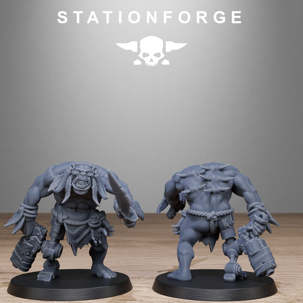 Tabletop Terrain Miniature Orkaz Tribal Infantry