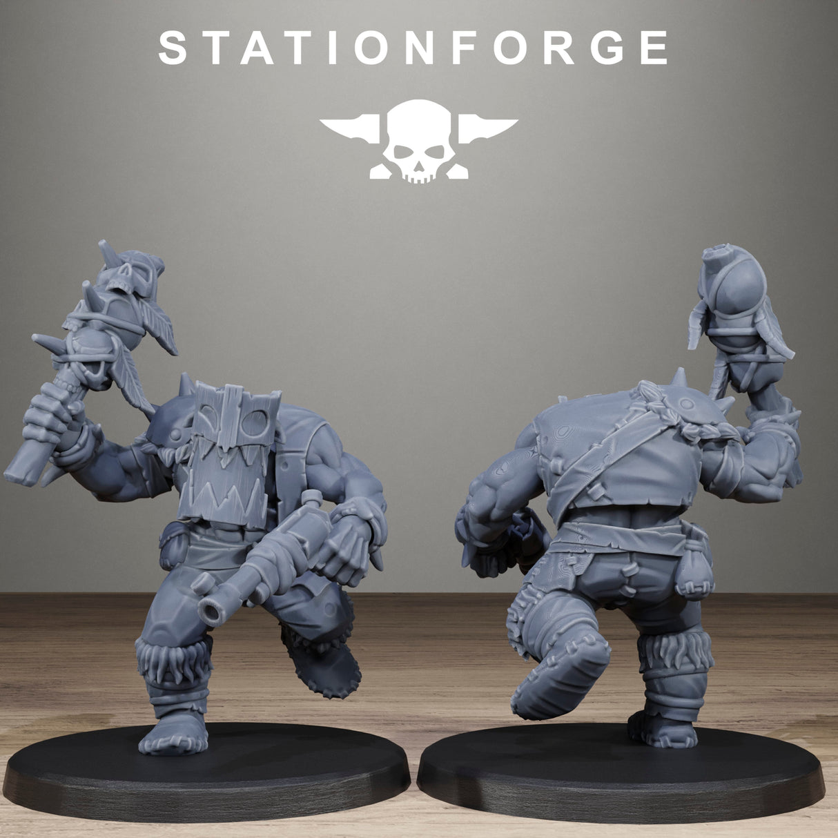 Tabletop Terrain Miniature Orkaz Wild Squad
