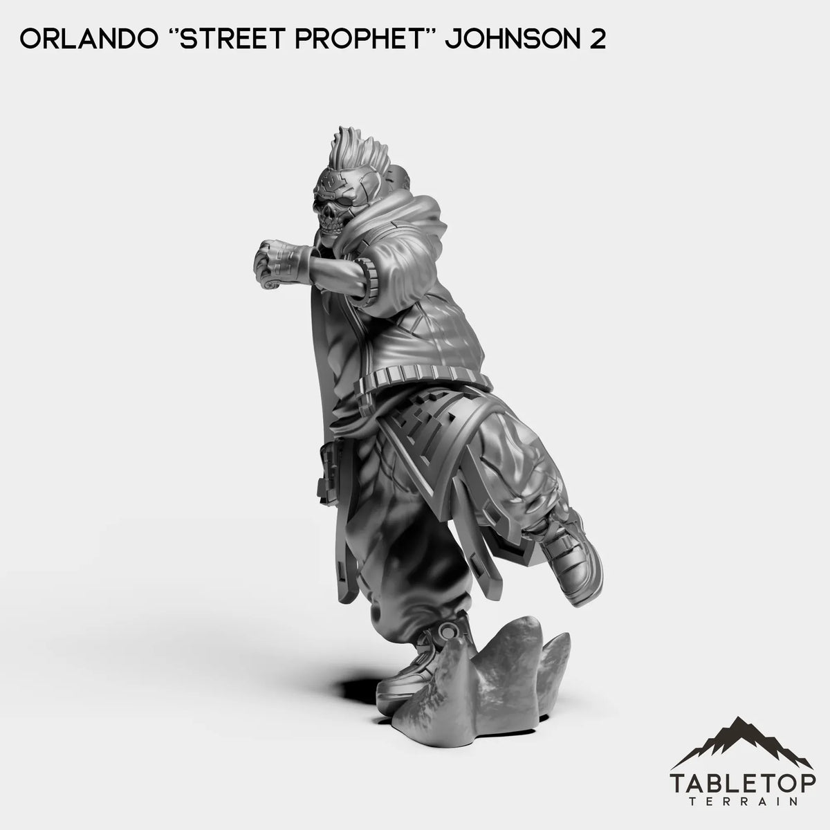 Tabletop Terrain Miniature Orlando ''Street Prophet'' Johnson